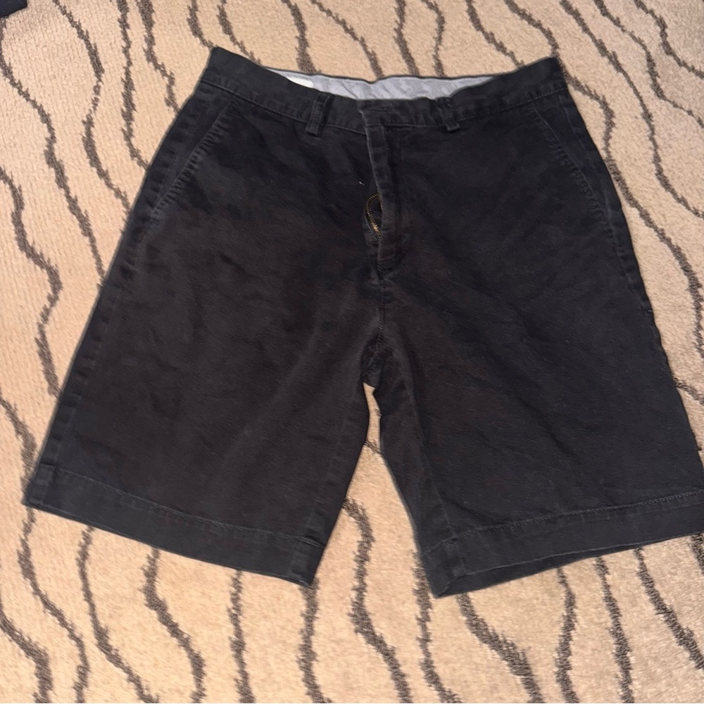 Amazon Essentials Black Flat Front Shorts